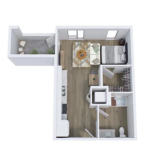 Floor plan Studio