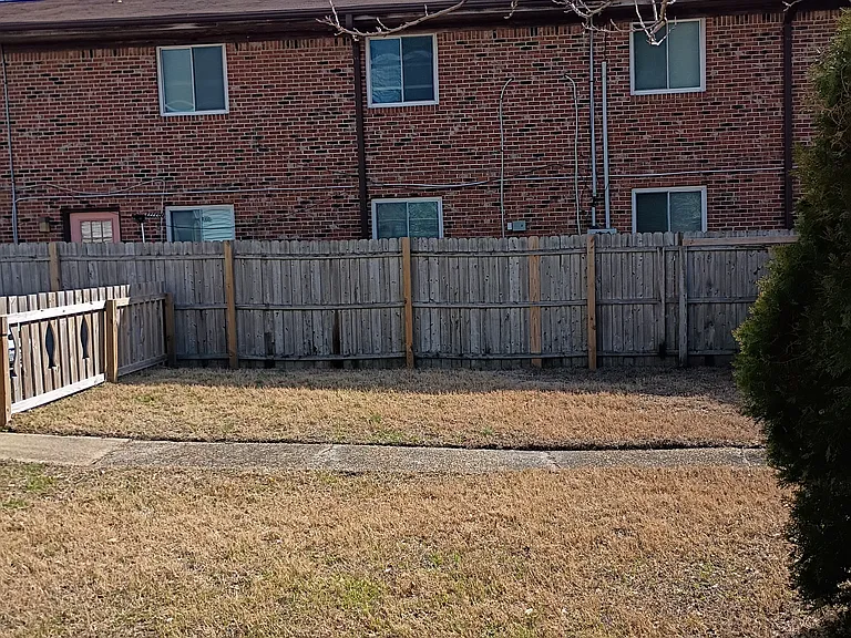 Large backyard