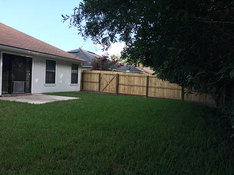 Fenced Backyard