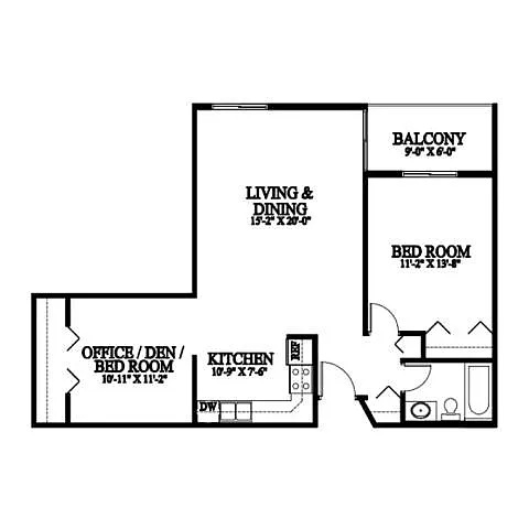 Floor plan A12