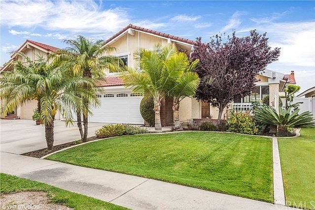 Front view of beautiful home.