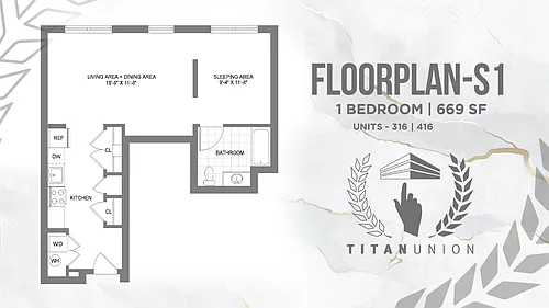 Floor plan 316