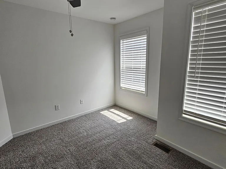 Bed room 3 - Ceiling fan & lights, new carpet