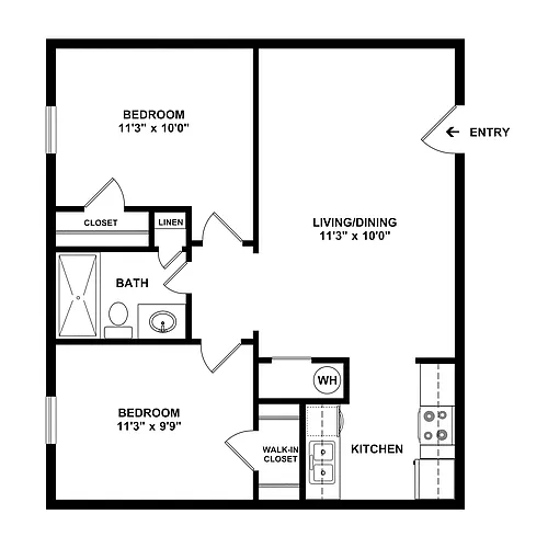 Floor plan The Sussex