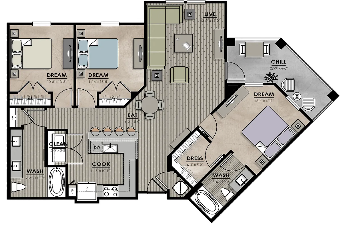 Floor plan C1