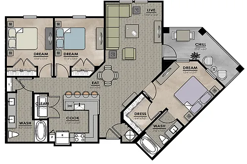 Floor plan C1