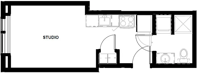 Floor plan Studio
