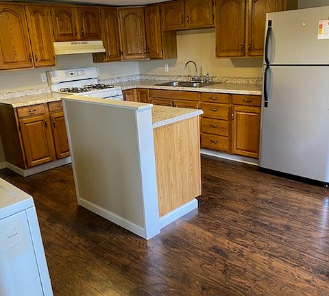 kitchen viewed from living room