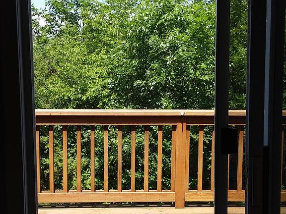 View out slider to deck