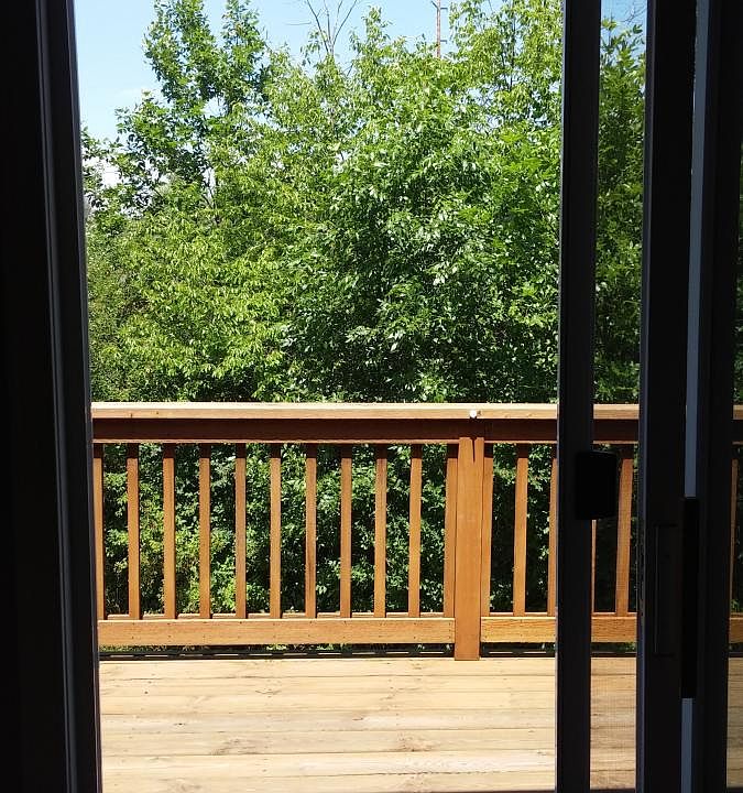 View out slider to deck