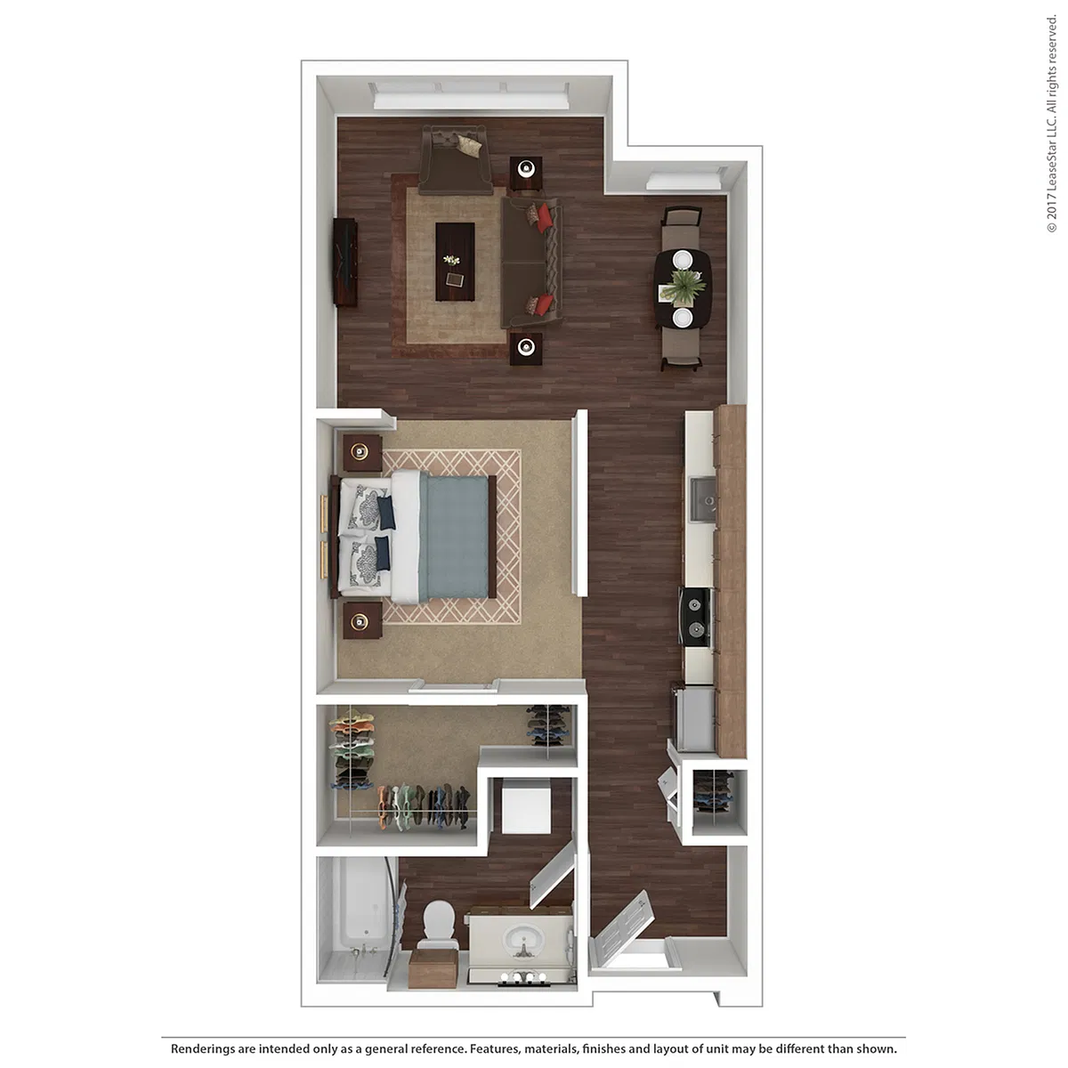 Floor plan Open One B1