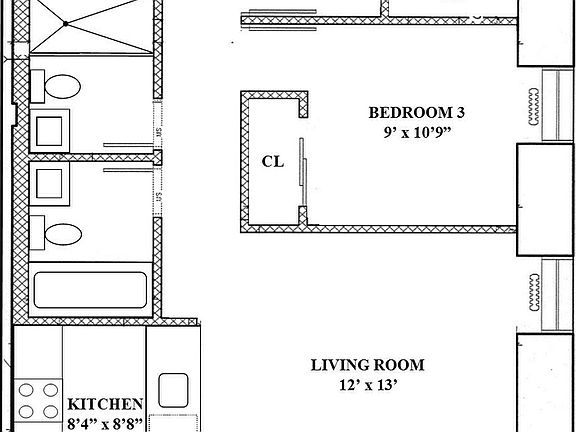 2nd image of 503 W 22nd St APT 2E