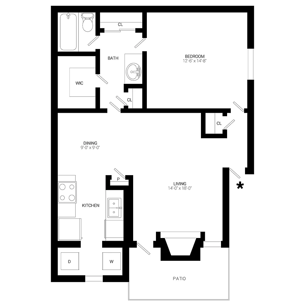 Floor plan Chelsea