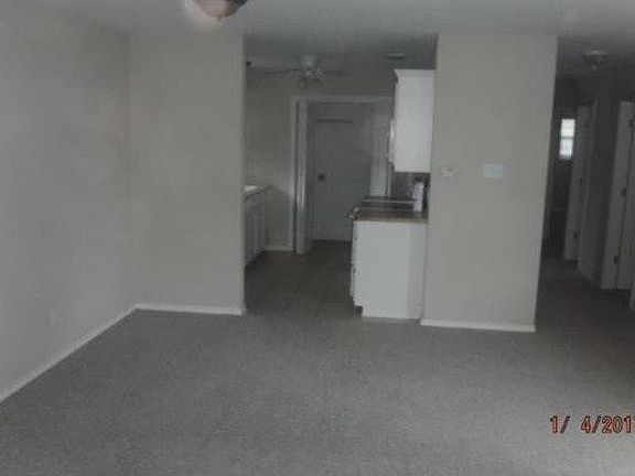 View into kitchen