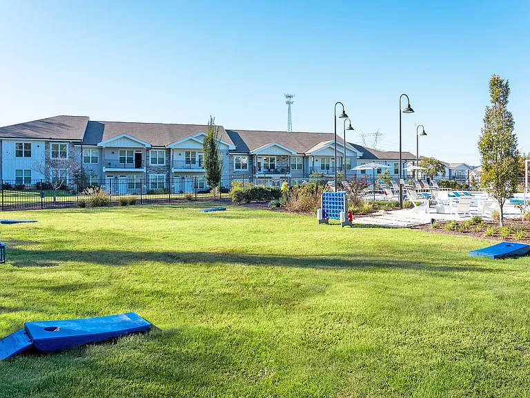 Grassy Yard Game Area