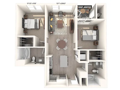 Floor plan B1-1043-1
