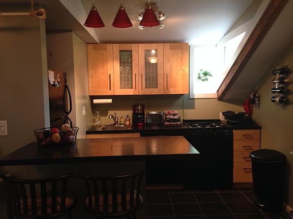 View of the remodeled Kitchen and Dining area