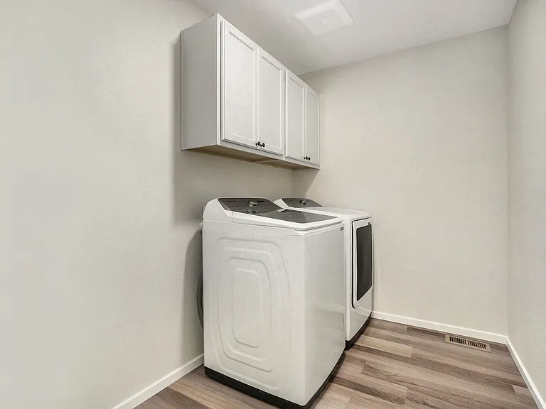 upstairs laundry room