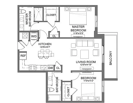 Floor plan B2