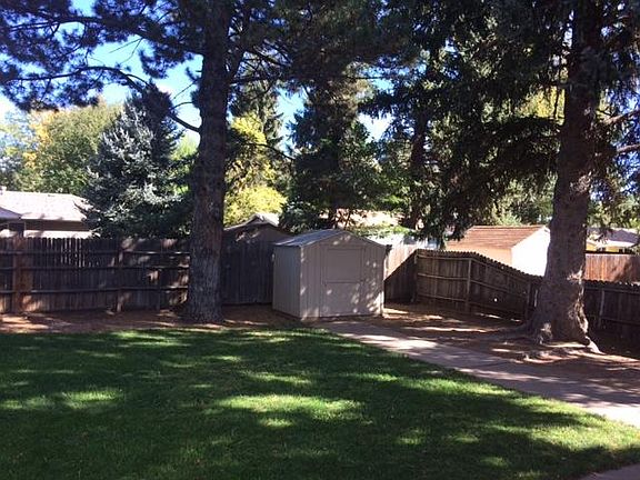 Back Yard with Storage Shed
