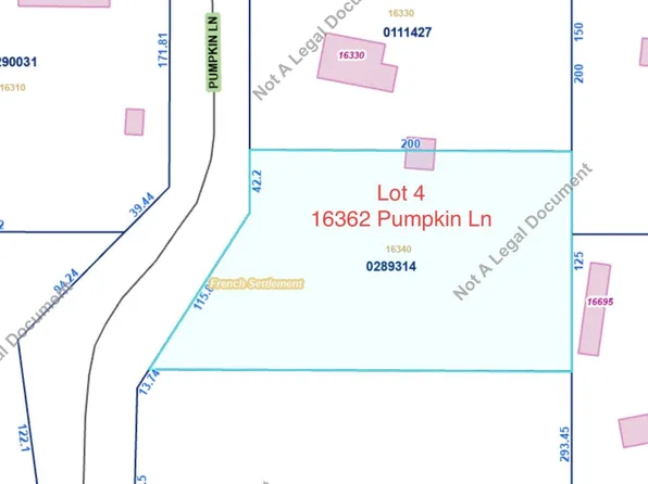 16362 Pumpkin Ln, French Settlement, LA 70733