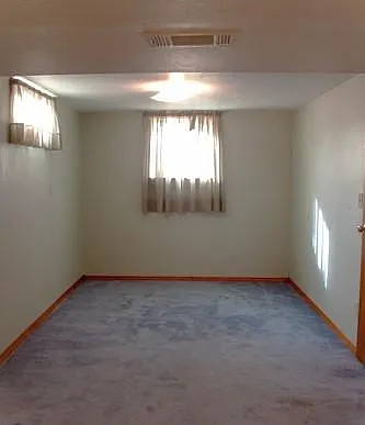 The other end of the basement bedroom.
