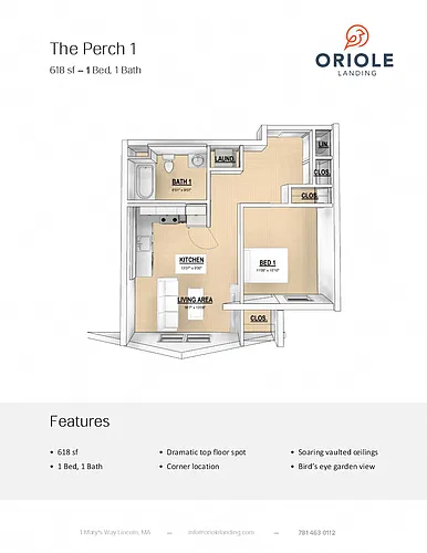 Floor plan Perch 1