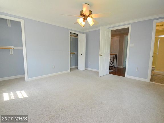 Master Suite with full bath and 2 closets