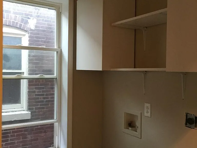 In-unit laundry room