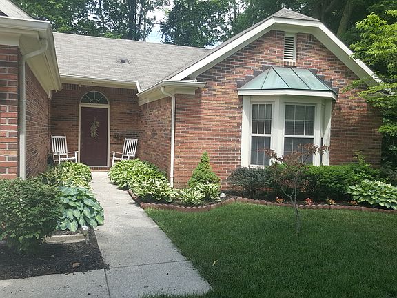 Bay Window & lush Hostas 