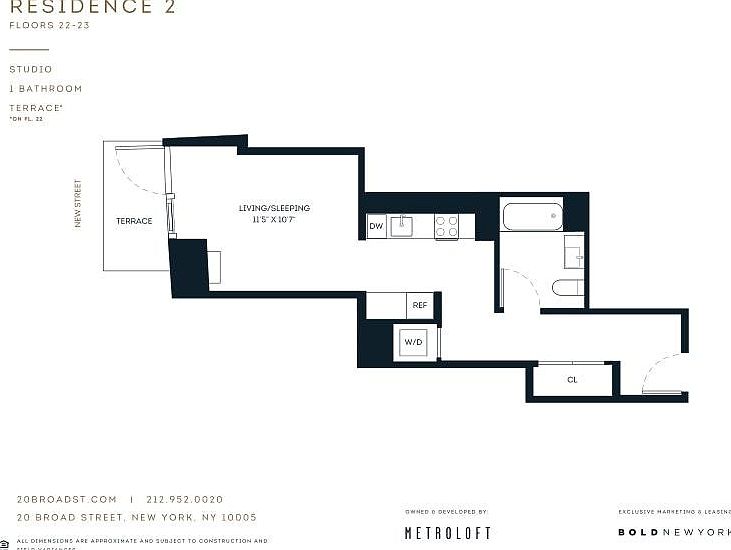 1st image of 20 Broad St APT 2302