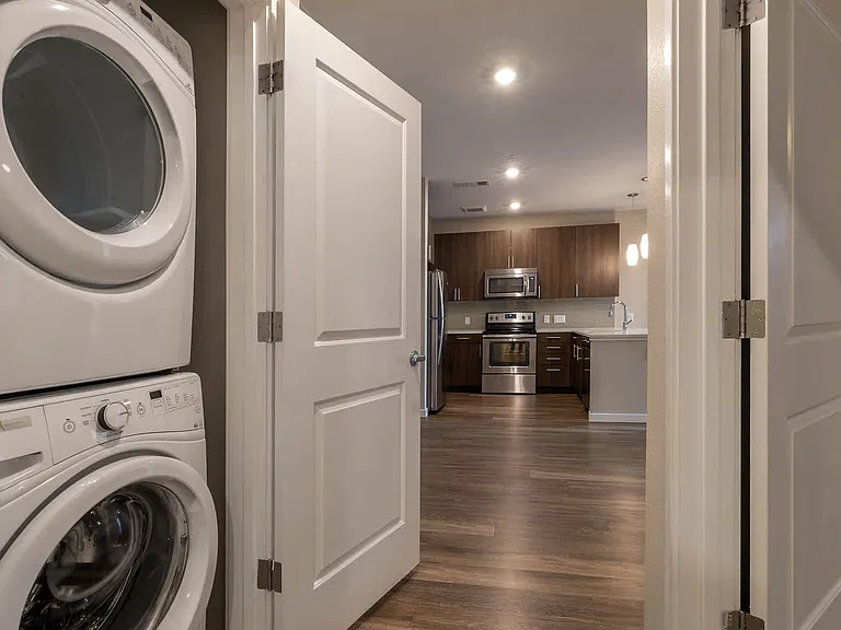 In-home Washer and Dryer and Kitchen