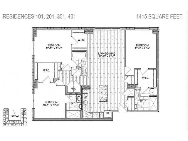 Floor plan 401