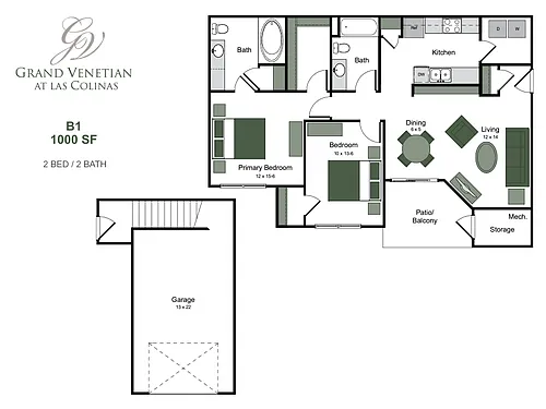 Floor plan B1