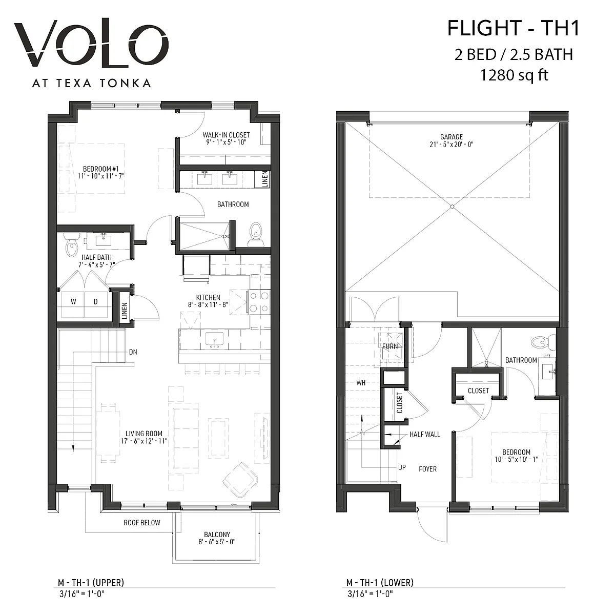 Floor plan Flight - Townhome