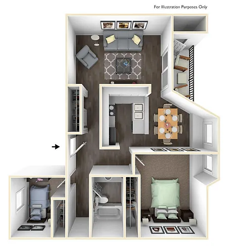 Floor plan Willamette