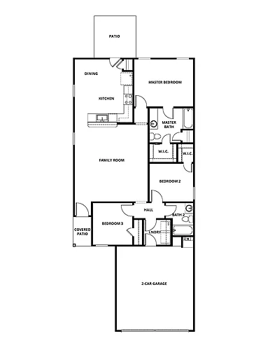 Floor plan Pecan