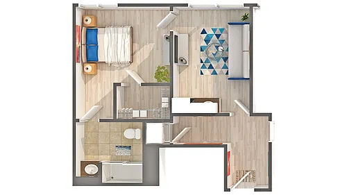Floor plan Junior A8