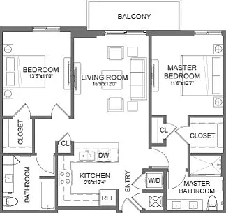 2B1.4 Floor Plan 2B1.4 Floor Plan