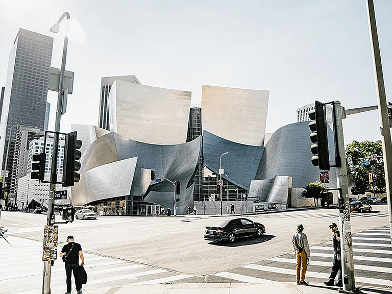 See a performance at the Walt Disney Concert Hall nearby