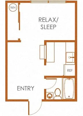 Floor plan Studio