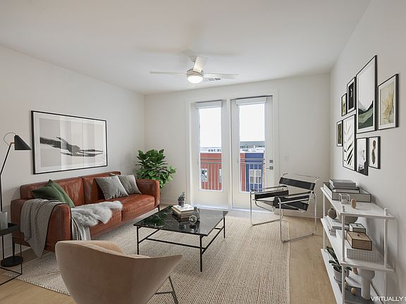 AMLI Branch Park - staged photo - living room