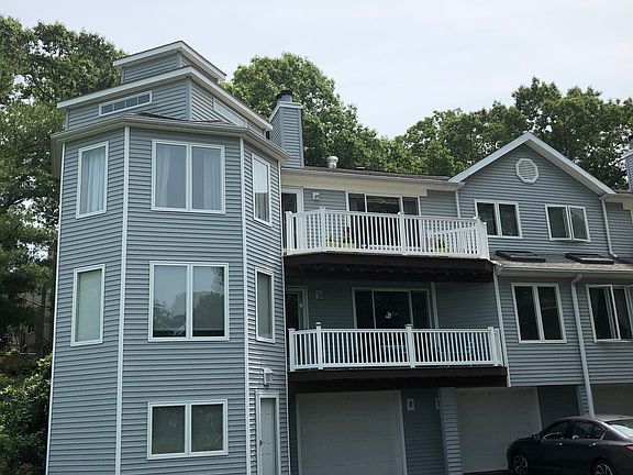 Garage is second from left. 