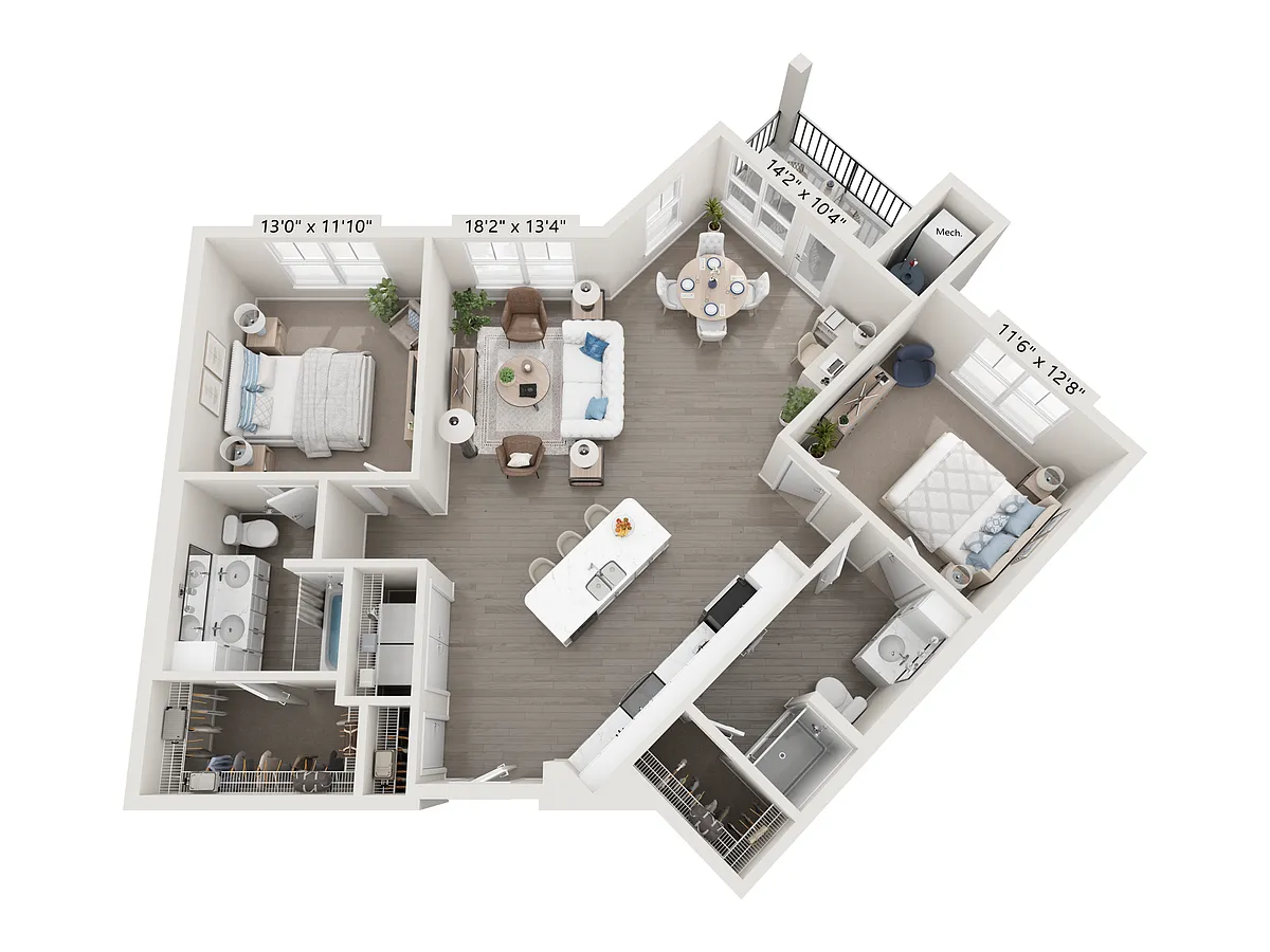 Floor plan B28K-H