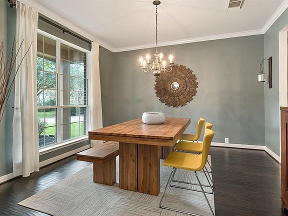 Stunning dining room is your first view as you enter the home to the left when standing in the foyer.