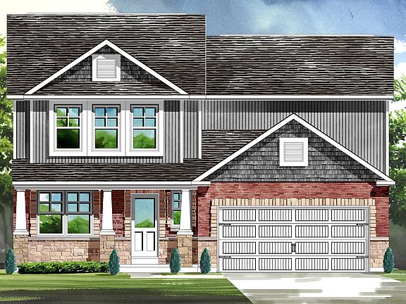 Elevation C with optional masonry - Optional Elevation