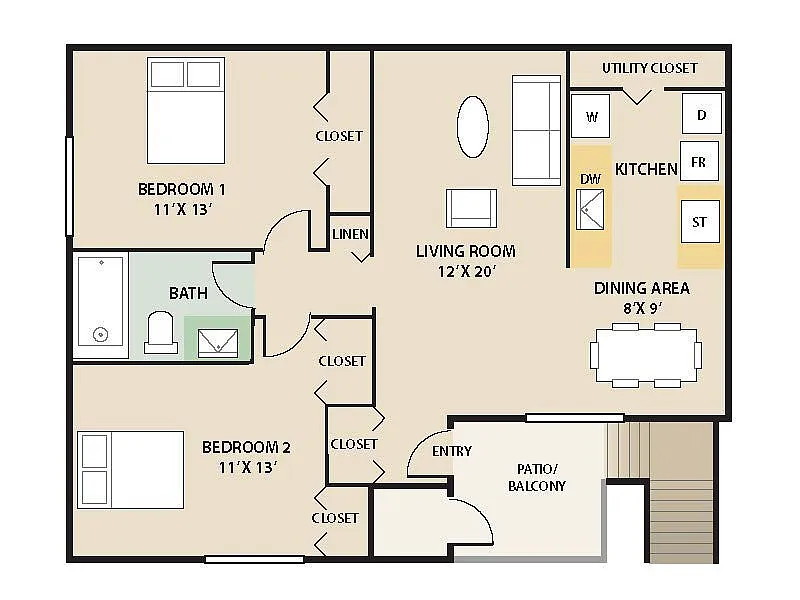 Floor plan Willow