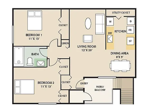 Floor plan Willow