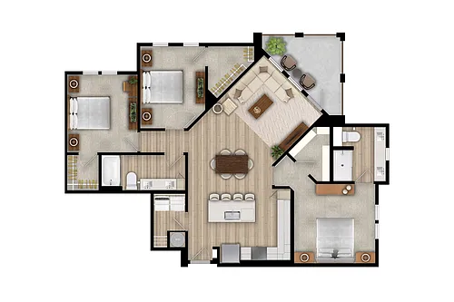 Floor plan C1