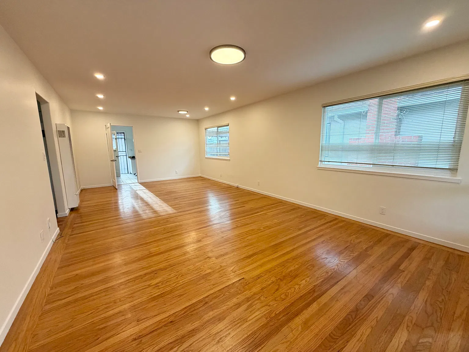 Open living and dining